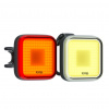 Knog Blinder Black Twinpack Square - sada svetiel