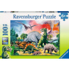 RAVENSBURGER Puzzle Medzi dinosaurami XXL 100 dielikov