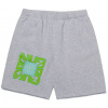 pánske kraťasy HUF ILLUSION FLEECE SHORT Athletic Heather L