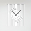 drevo zivota Nástenné hodiny GATSBY Farebný dekor: Bílá, Farba ručičiek: Černé, Velikost hodin: 39x50