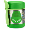 SKIPHOP SKIP HOP Zoo Termoska na jedlo s lyžičko/vidličkou Krokodíl 325 ml, 3r+