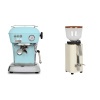 Ascaso Dream ONE, Kid Blue + ECM C-Manuale 54, cream, oliva