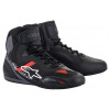 ALPINESTARS Topánky FASTER-3 RIDEKNIT (čierna/sivá/červená, veľ. 47) 130