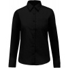 KARIBAN VINTAGE JESSICA K549 / Dámska košeľa s dlhým rukávom - black 4XL