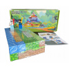 Magnetické kocky 187 prvkov - štýl Minecraft, My World, Super Sada