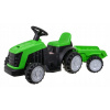 Joko elektrický traktor s vlečkou zelená