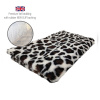DRYBED Premium Vet Bed Leopard tmavohnedý + krémový 100 x 75 cm