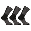 3PACK ponožky vysoké zimné čierné (3NWC1) S