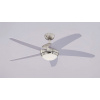 Stropný ventilátor BENDAN strieborný - 132 cm | Diaľkový Ovládač súčasťou balenia | Luster