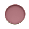PETITE&MARS Detský silikónový tanier s prísavkou TAKE&MATCH Dusty Rose 6m+