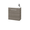 Dreja Skrinka pod umývadlo HOST SZD 50 - D03 Cafe / Úchytka T04 / D03 Cafe / Levé