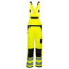 PORTWEST Kalhoty PW344 Hi-Vis s laclem, reflexní POR-PW344YBRL L Žlutá/černá