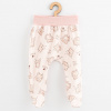 Dojčenské bavlnené polodupačky New Baby Biscuits ružová, 56 (0-3m)