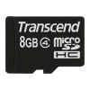 Transcend 8GB microSDHC (Class 4) paměťová karta (bez adaptéru) TS8GUSDC4