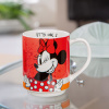 Egan Egan Porcelánový hrnček Minnie, červený