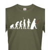 Pánské tričko evoluce Star Wars, Barva Military - 69, Velikost S Bezvatriko.cz 0256