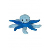 Kiwi Hračka pes OCTOPUS & STARFISH plyš,TPR modr 27 cm