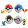 Pokémon - Pokeball + 4ks figúrok