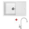 Sinks AMANDA 780 Milk + Vitalia GR G13128