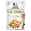Brit Care Cat Fillets in Jelly with Trout&Cod 85g