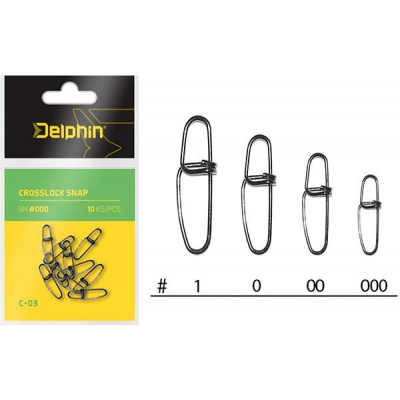 Delphin Crosslock Snap C-03 Veľkosť 0 10 ks