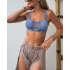 BeChick Modrá podprsenka Boho Lace BeChick ❤ - XS/S