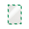 Durable Samolepiaci Duraframe Security A4, zeleno-biely, bal.2 ks