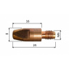 Prievlak 1,0 mm M6 x 8 x 16
