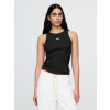 GAP Ribbed top with logo - Women's čierna M GAP 1200139345891