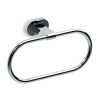 RAVAK Chrome Držiak uterákov oválny, 21,3 × 11,6 cm, montáž: vŕtanie, X07P190