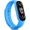 Silikónový remienok na Xiaomi Mi Band 5/6 sv. modrý