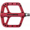 Pedál RockBros, PL,LSL Flat nylon, 9/16, červený