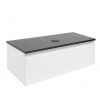 Swiss aqua technologies Koupelnová skříňka s krycí deskou SAT B-WAY 99x30x45 cm bílá lesk BWAY100WZ