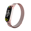 Xiaomi Milánsky ťah magnetický - kovový náhradný remienok pre Mi Band 7 Farba: Rose Ružová MBSCZ-7MT04