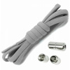 Elastické šnúrky bez viazania No Tie Laces, 100cm, sivá