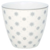 Sivá porcelánová šálka Green Gate Laurie, 300 ml