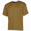 Tričko s krátkym rukávom MFH Tactical - coyote, M