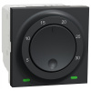 Schneider Electric Slovakia spol. s r.o. Unica - NU350154 - Termostat priestorový otočný 2M, Antracit