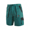 CXS LUXY TOMÁŠ Pánske montérkové kraťasy, zeleno-čierne 1060-006-510 62