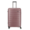 Veľký škrupinový kufor na kolieskach TSA 100 l Travelite Air Base 75349 ružová