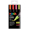 Sada fixiek POSCA PC-5M Fluor Viacfarebná