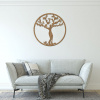drevo zivota Drevený strom na stenu SILUETA Farebný vzor: Horsky dub, Rozmery (cm): 40
