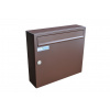 DOLS Poštovní schránka A-01 BASIC RAL 8017 hnědá