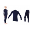 Brubeck 140 Navy Blue Set (Brubeck Active Wool Merino Junior Set 140/146)