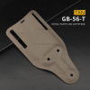 Wosport WST znížená opasková platforma Low Rise pre holster - Piesková