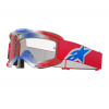 Okuliare na moto Alpinestars Vision 5 Corp red/white/blue/clear