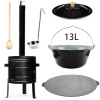 Perfect Home PL-Set-64 Kotlíková súprava 13L, 6ks – kotlina/kotlík/pokrievka/varecha/naberačka/platňa