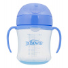 DRBROWNS DR.BROWN'S Hrnček s mäkkým náustkom 180ml 6m+, modrý