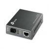 TP-LINK TP-Link MC112CS konvertor sieťovej kabeláže 100 Mbit/s Jednomódové Čierna (MC112CS)