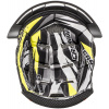 CASSIDA klobúk interiéru pre prilby Cross Pro II, žltá fluo/čierna/biela/sivá, veľ. S